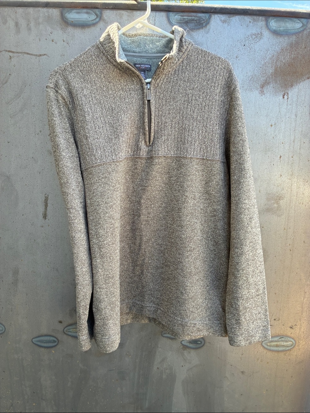 Van Heusen Flex Men's 1/4 Zip Sweater Fleece Pullover